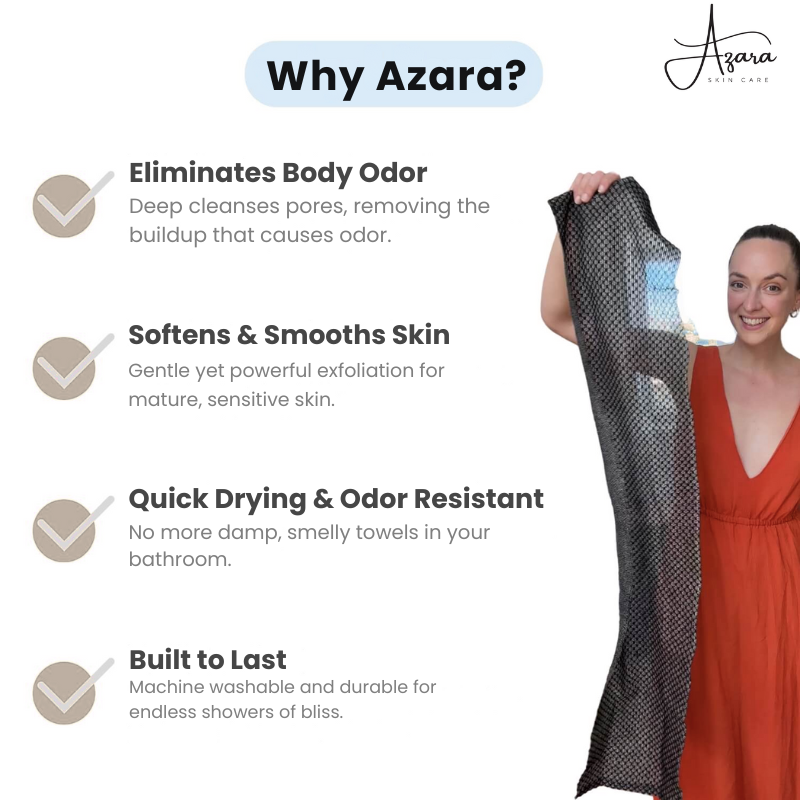 Azara's Japanese Exfoliating Towel